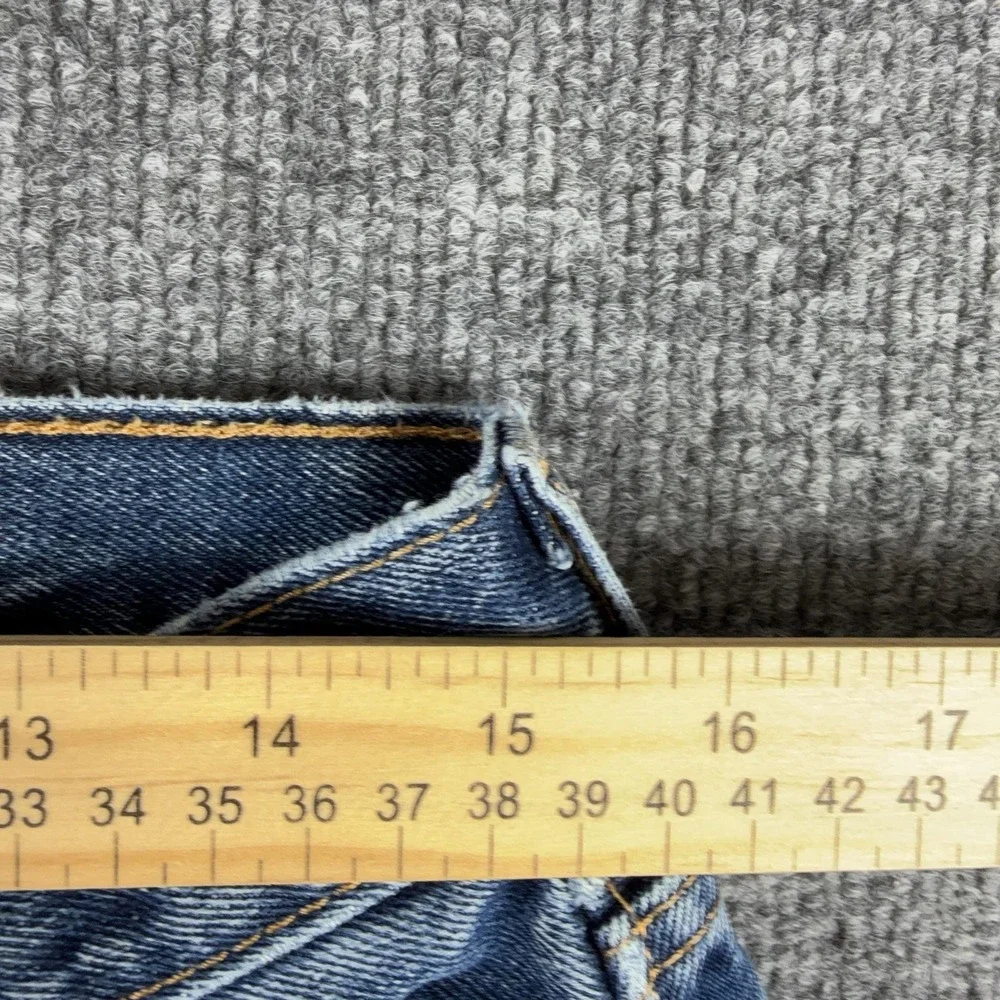 Levis 505 Jeans Mens 33x29 Blue Medium Wash Regular Fit Straight Denim Pants
